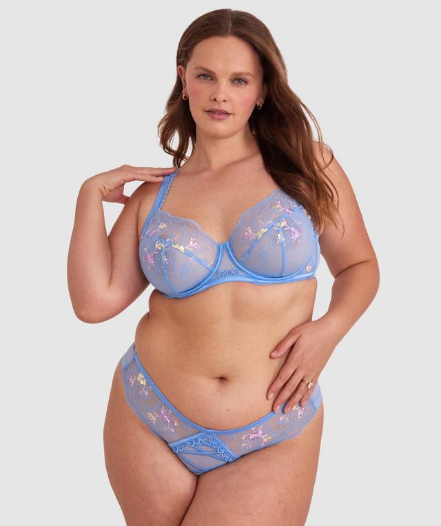 Enchanted Florentine Brazilian Knicker - Sky Blue