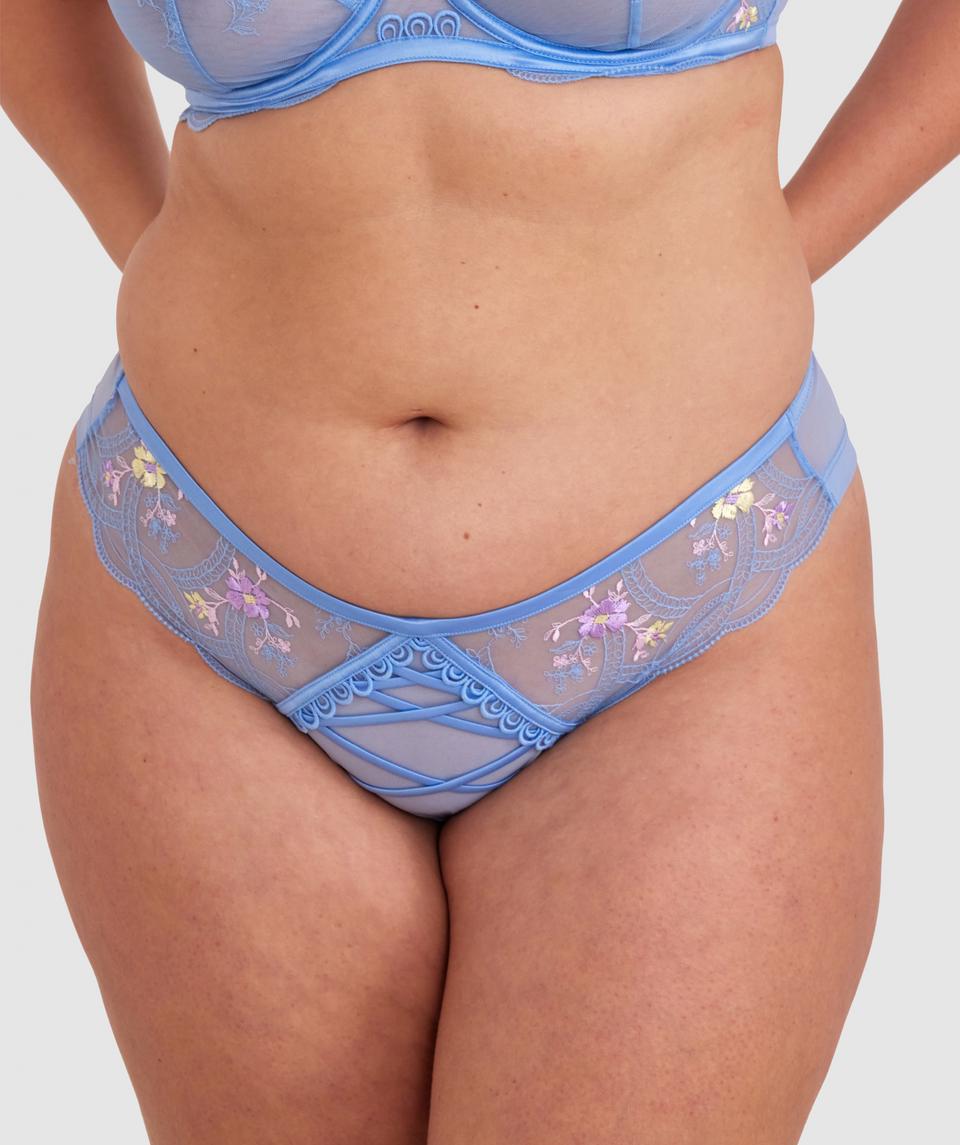 Enchanted Florentine Brazilian Knicker - Sky Blue
