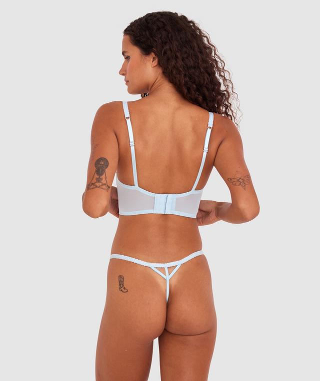 Enchanted Fonda High Leg String - Light Blue