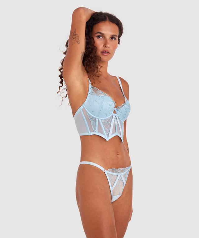 Enchanted Fonda Push Up Corset - Light Blue