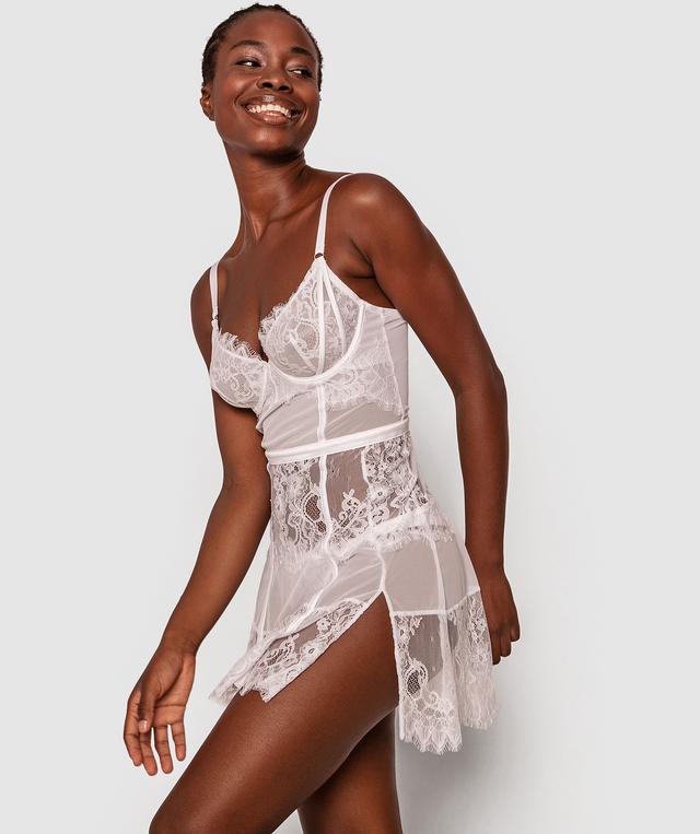 Enchanted For The Brides Underwire Slip - White