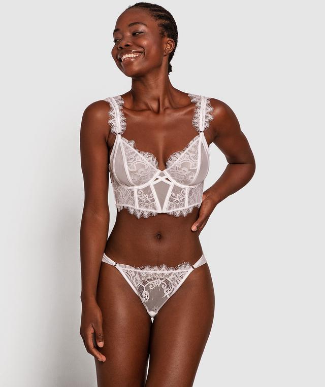 Enchanted For The Brides V String - White