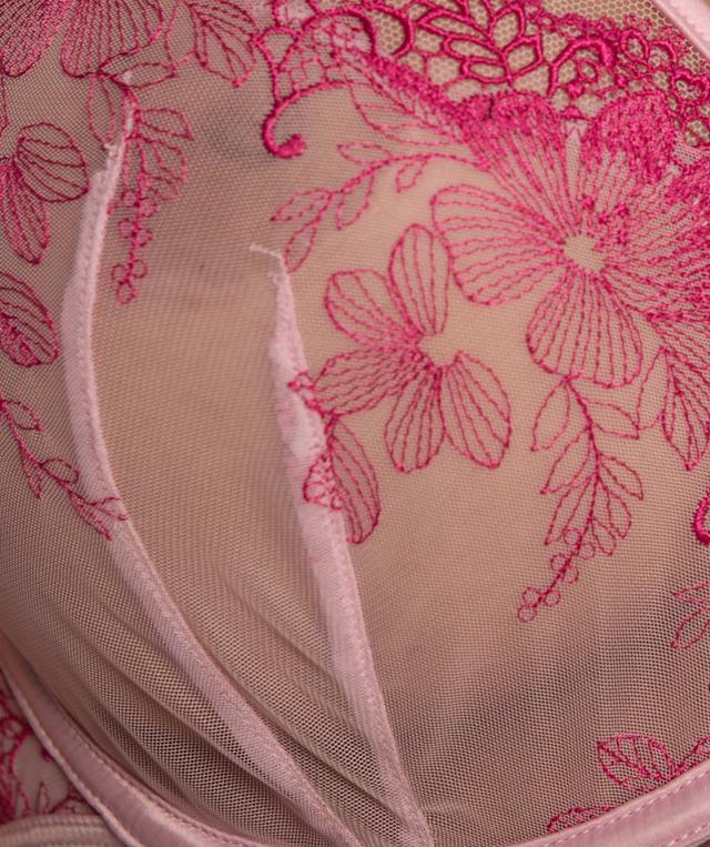 Enchanted Gallia Underwire Bra - Dark Pink/Light Pink