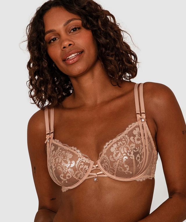 Enchanted Goldust Woman Underwire Bra - Gold