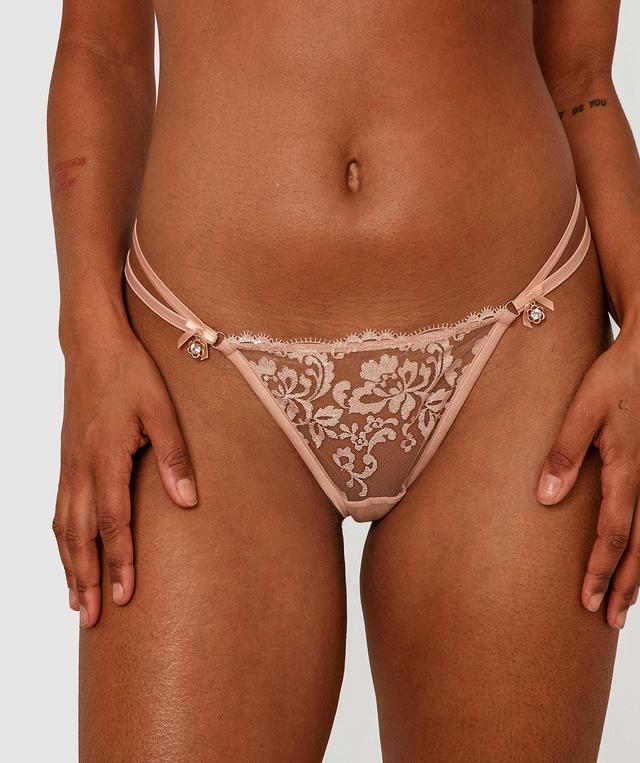 Enchanted Goldust Woman V String - Gold