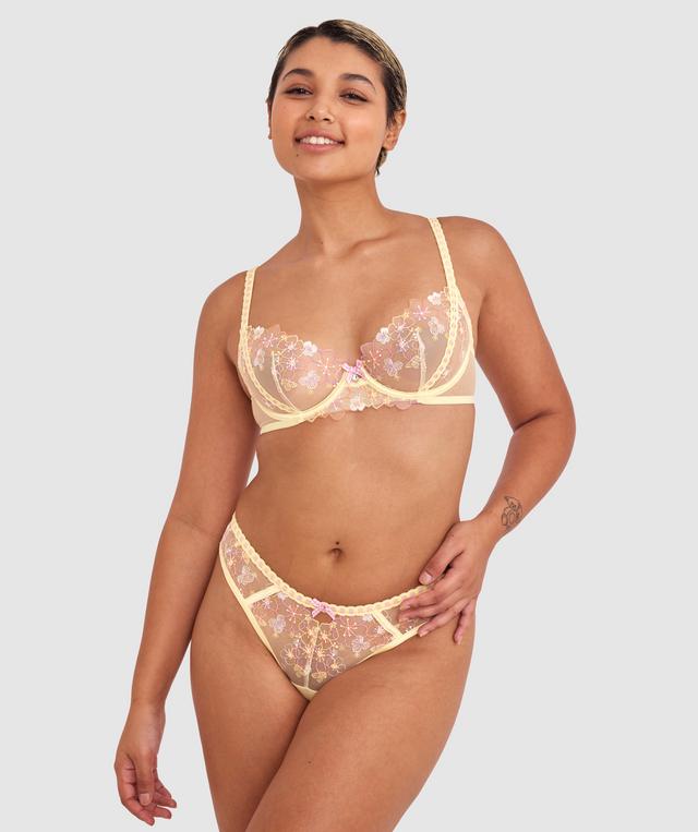 Enchanted Hermana Underwire Bra - Light Yellow
