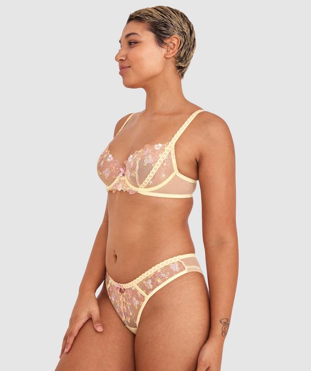 Enchanted Hermana Underwire Bra - Light Yellow