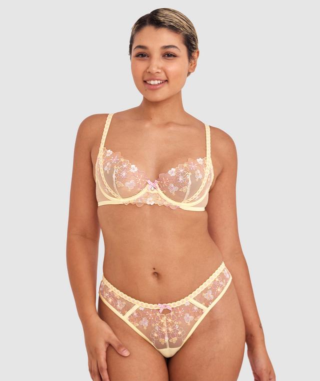 Enchanted Hermana Underwire Bra - Light Yellow