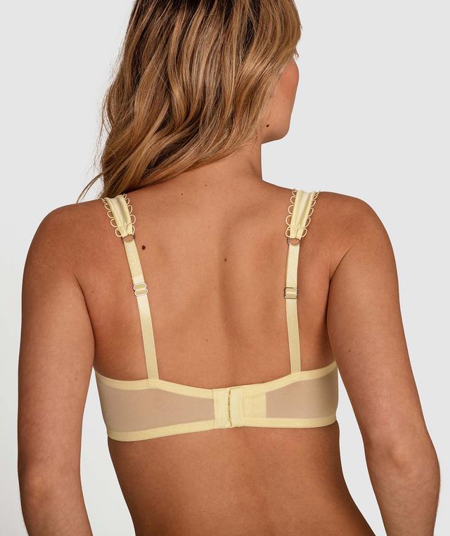Enchanted Ibiza Sun Plunge Underwire Bra - Light Yellow