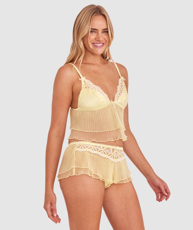 Enchanted Kinko French Knicker - Light Yellow