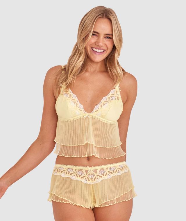 Enchanted Kinko French Knicker - Light Yellow