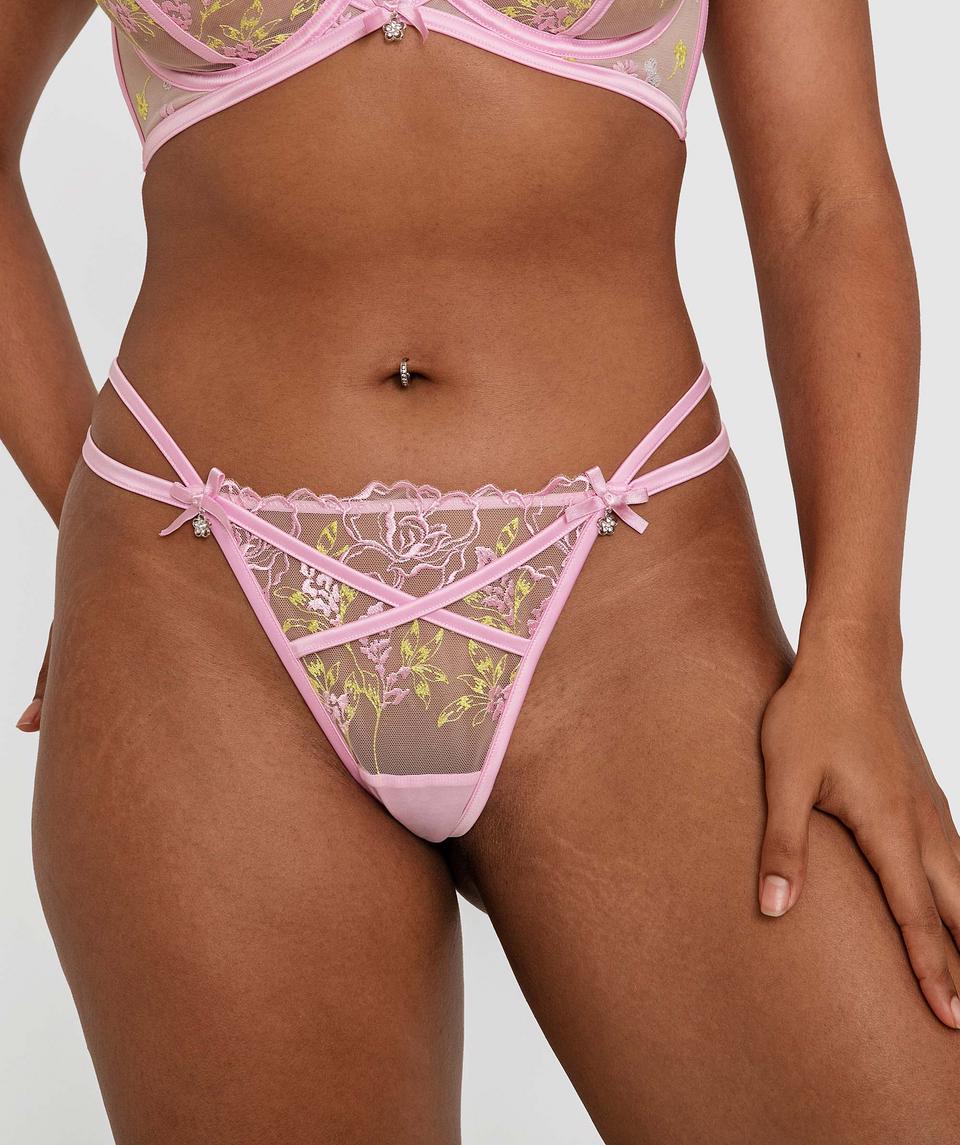 Enchanted Kisses In Kyoto V String - Light Pink