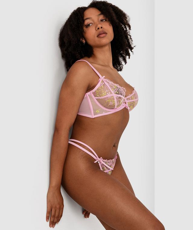 Enchanted Kisses In Kyoto V String - Light Pink