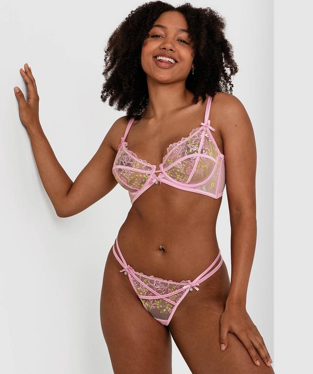 Enchanted Kisses In Kyoto V String - Light Pink