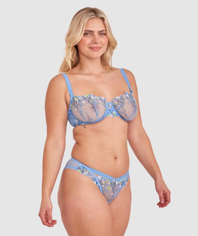 Enchanted Koa Underwire Bra - Light Blue