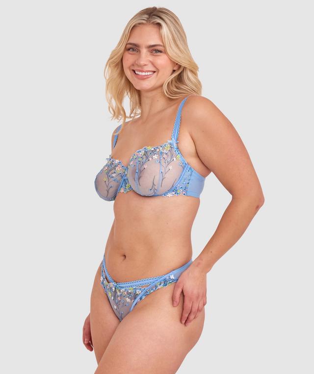Enchanted Koa Underwire Bra - Light Blue