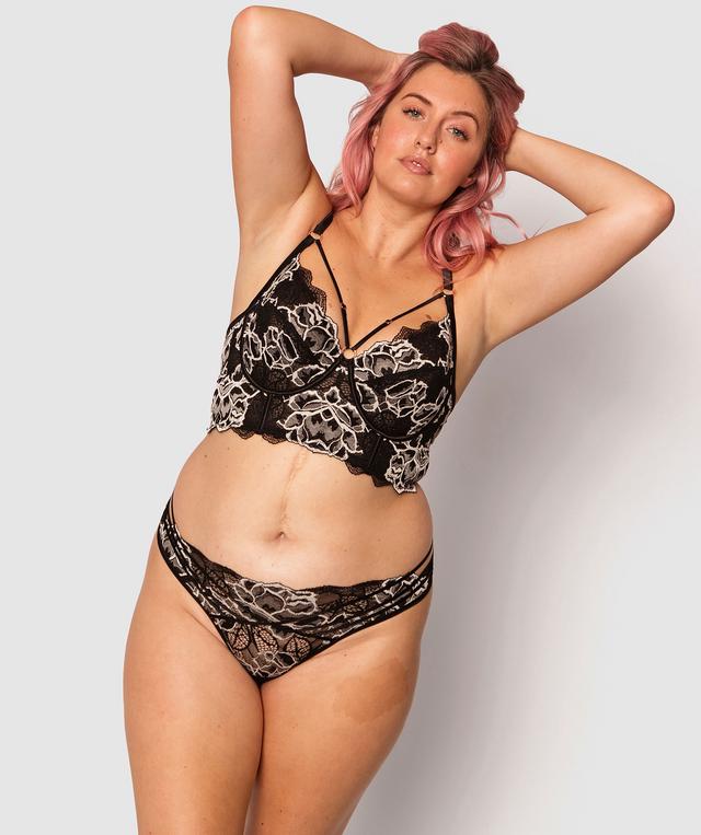 Enchanted  La Rochelle Underwire Bodice - Black/White