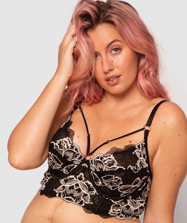 Enchanted  La Rochelle Underwire Bodice - Black/White
