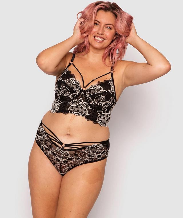 Enchanted  La Rochelle Underwire Bodice - Black/White