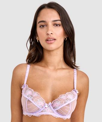 Enchanted Leilani Underwire Bra - Purple