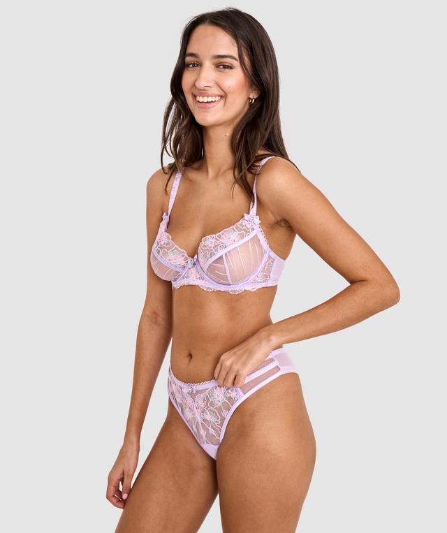 Enchanted Leilani Underwire Bra - Purple