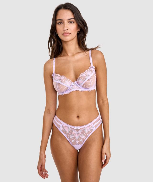 Enchanted Leilani Underwire Bra - Purple