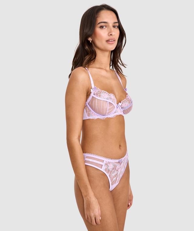 Enchanted Leilani Underwire Bra - Purple