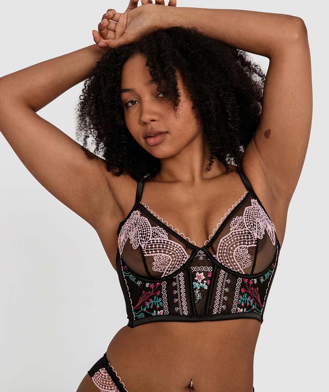 Enchanted Like Sugar Underwire Bra - Black