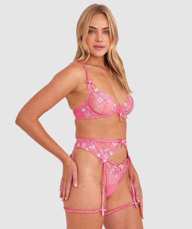 Enchanted Love Like This Suspender - Pink