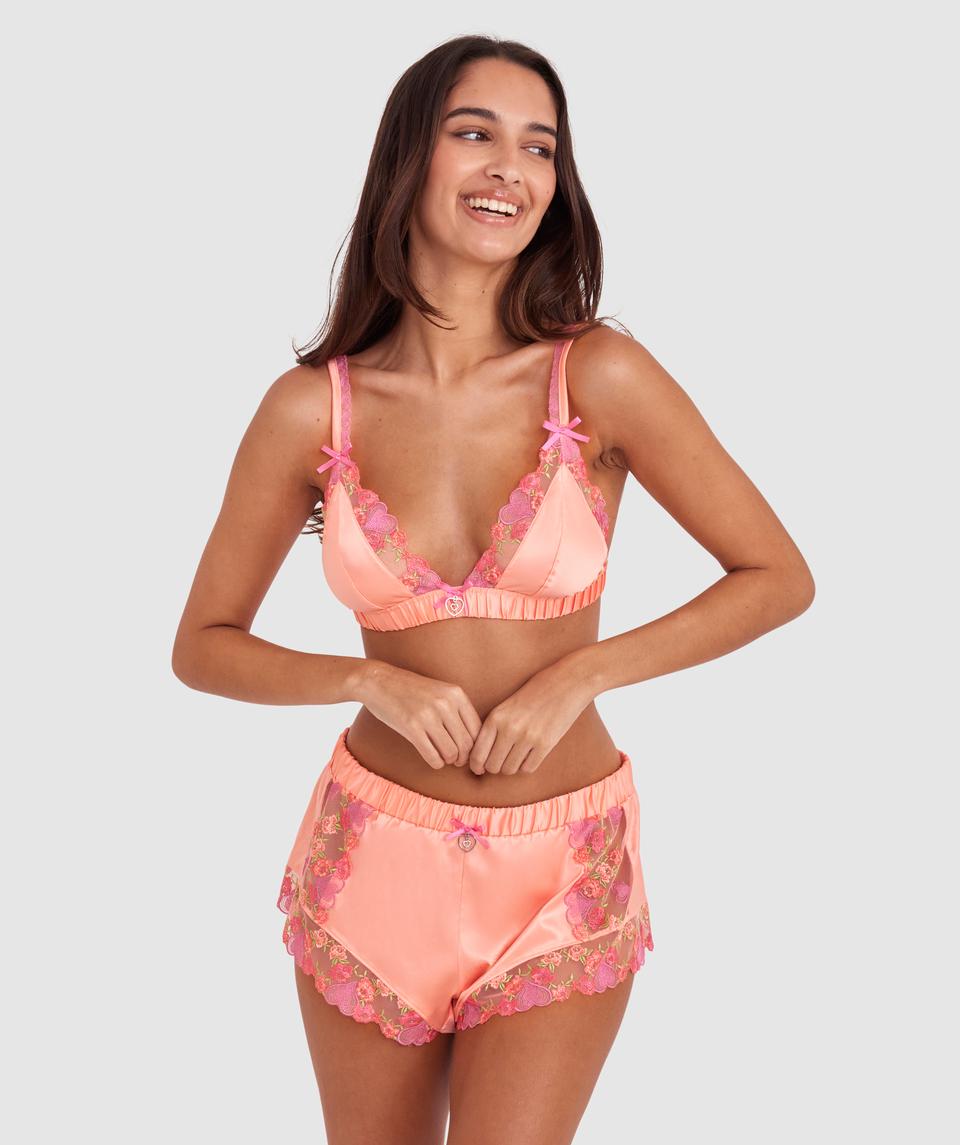 Enchanted Lovestruck Bralette - Light Coral