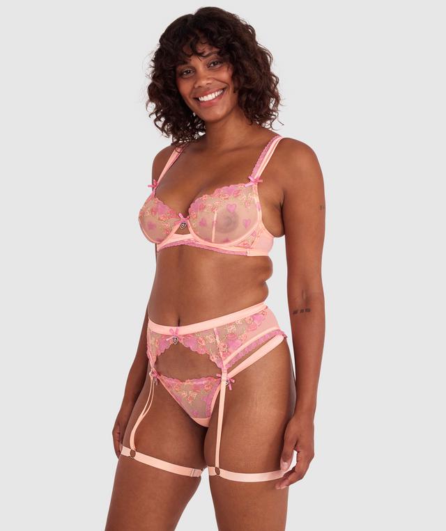 Enchanted Lovestruck Suspender - Light Coral