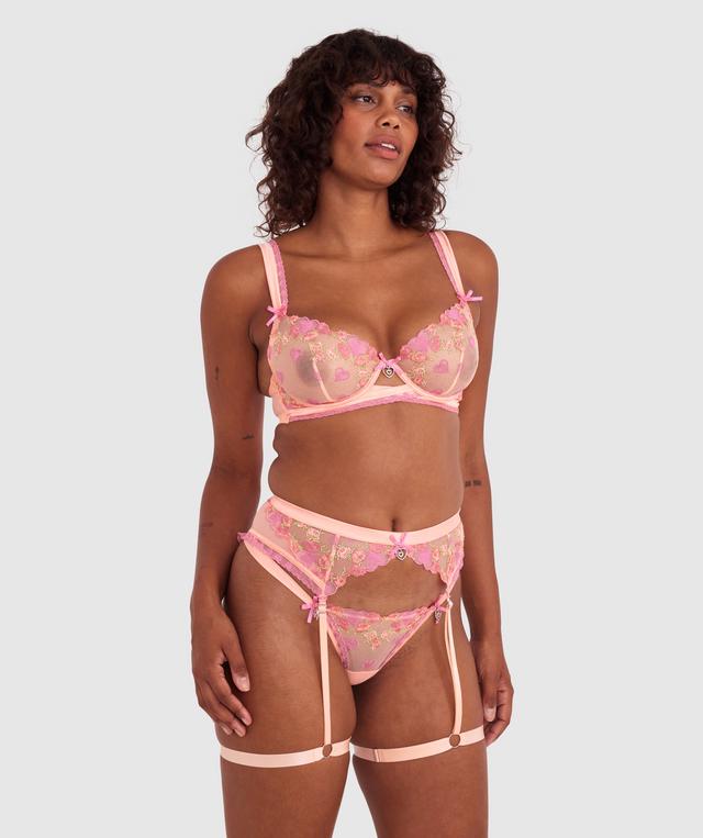 Enchanted Lovestruck Suspender - Light Coral