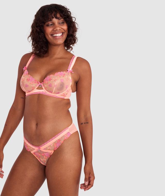 Enchanted Lovestruck Underwire Bra - Light Coral