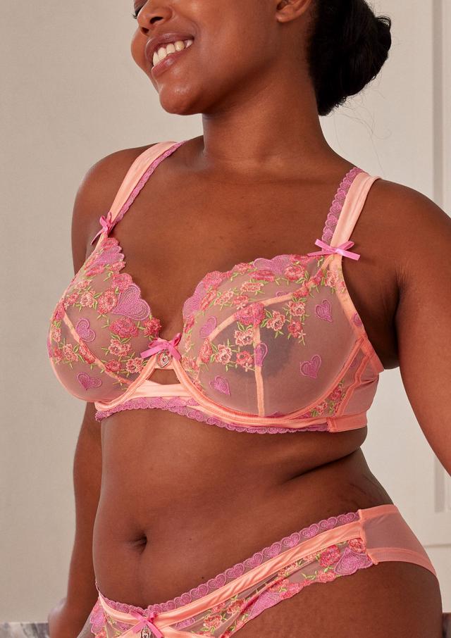 Enchanted Lovestruck Underwire Bra - Light Coral