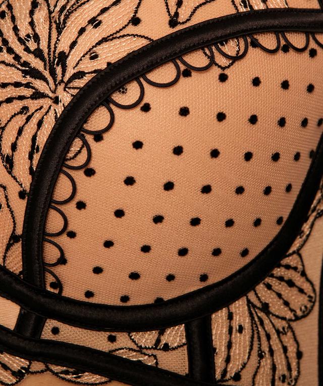 Enchanted Maiella Push Up Bra - Black/Nude