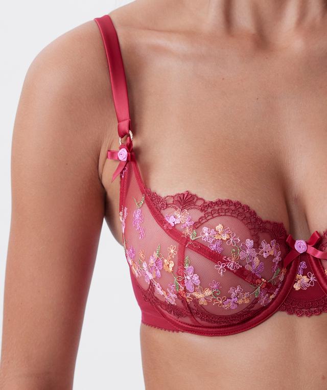 Enchanted Margaux Bra - Dark Red