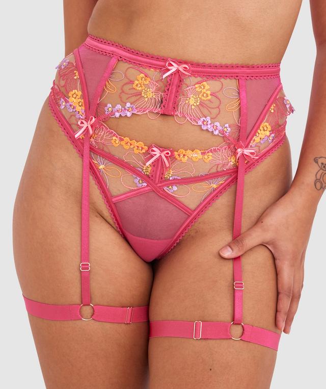 Enchanted Mi Amor Suspender - Dark Pink
