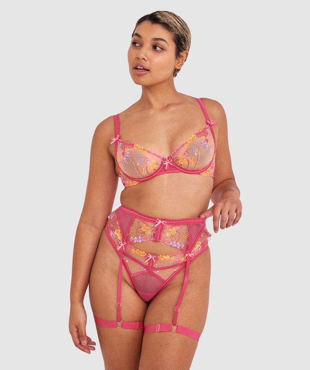 Enchanted Mi Amor Suspender - Dark Pink