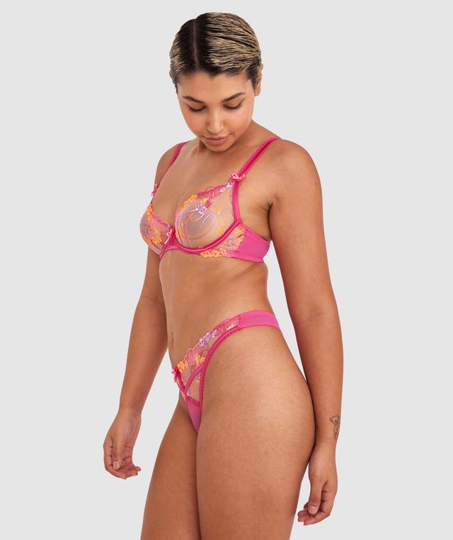 Enchanted Mi Amor Underwire Bra - Dark Pink