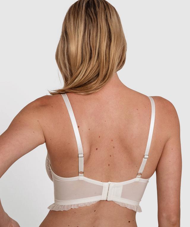 Enchanted Millicent Plunge Underwire Bra - Ivory