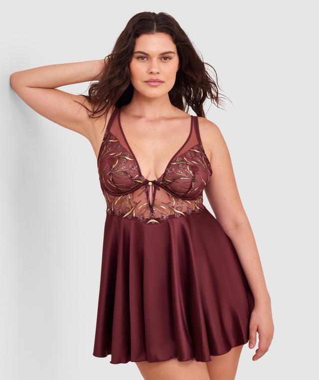 Enchanted Morena Delight Babydoll - Berry