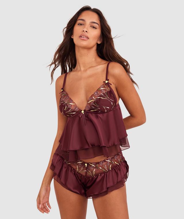 Enchanted Morena French Knicker - Berry