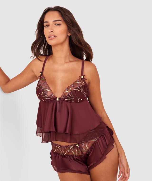 Enchanted Morena French Knicker - Berry
