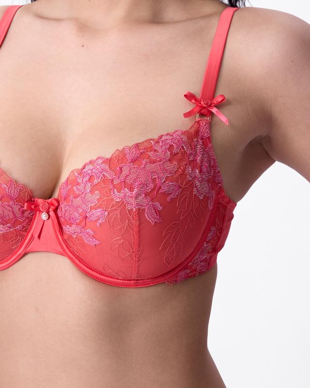 Enchanted Paradiso Bra - Light Red