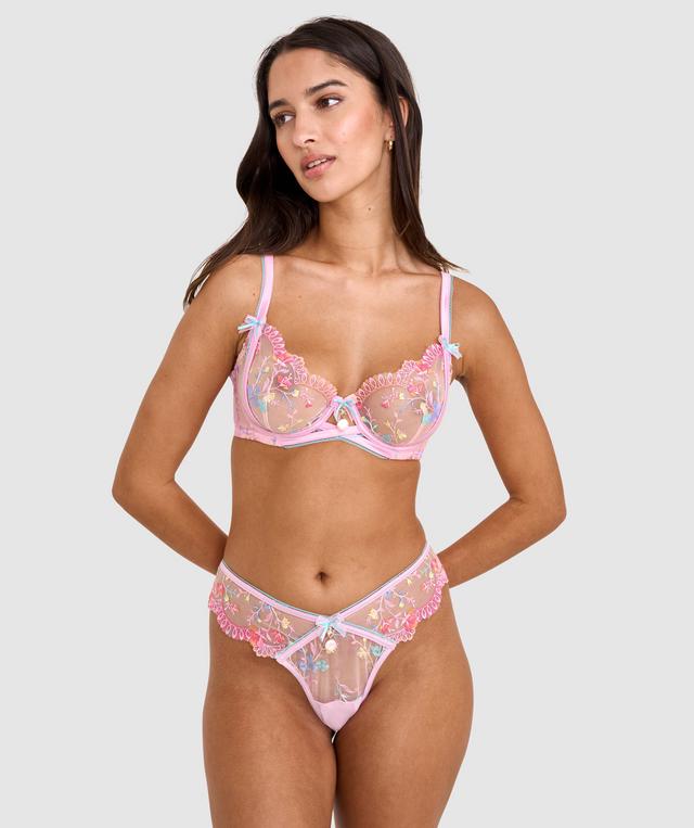 Enchanted Rosalia Underwire Bra - Pink