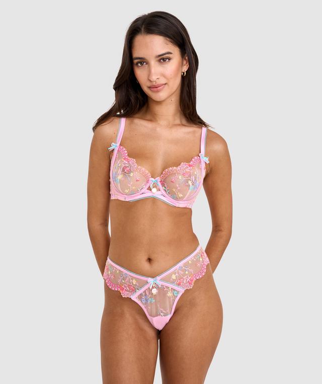 Enchanted Rosalia Underwire Bra - Pink