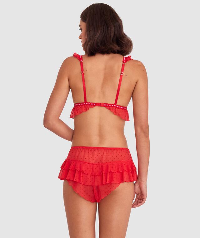 Enchanted She's So Lucky Bralette - Red/Multicolour