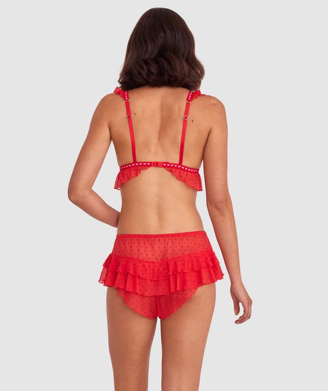 Enchanted She's So Lucky French Knicker - Red/Multicolour
