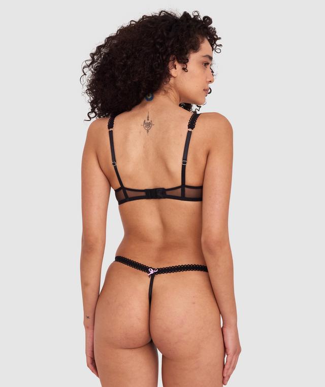 Enchanted Sisu High Leg String - Black