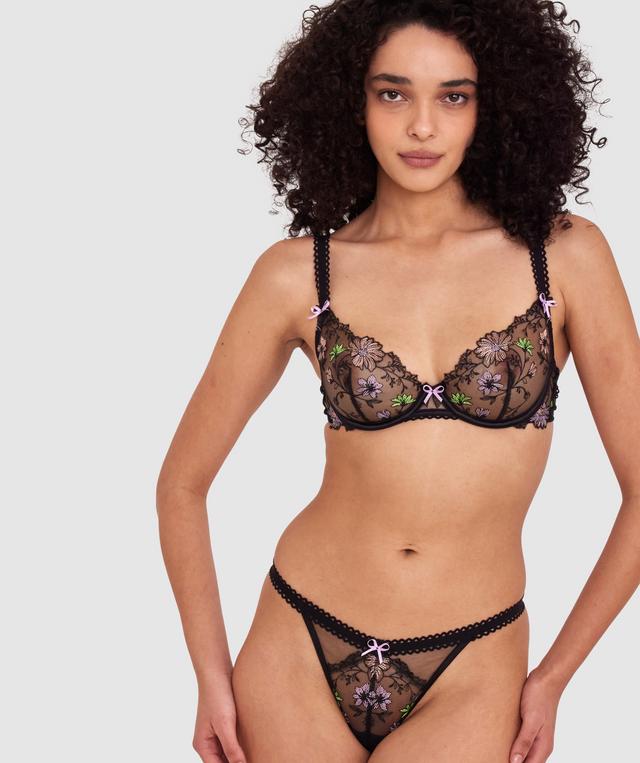 Enchanted Sisu Unlined Bra - Black